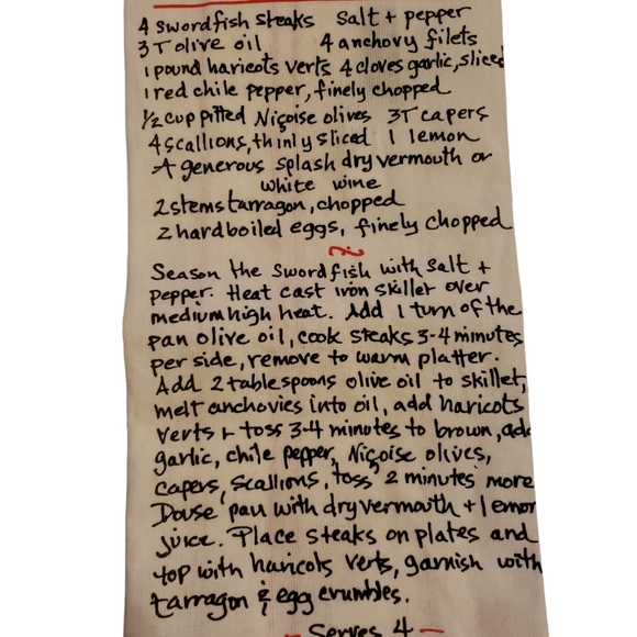 Rachael Ray Recipe Kitchen Towel - Picture 7 of 7